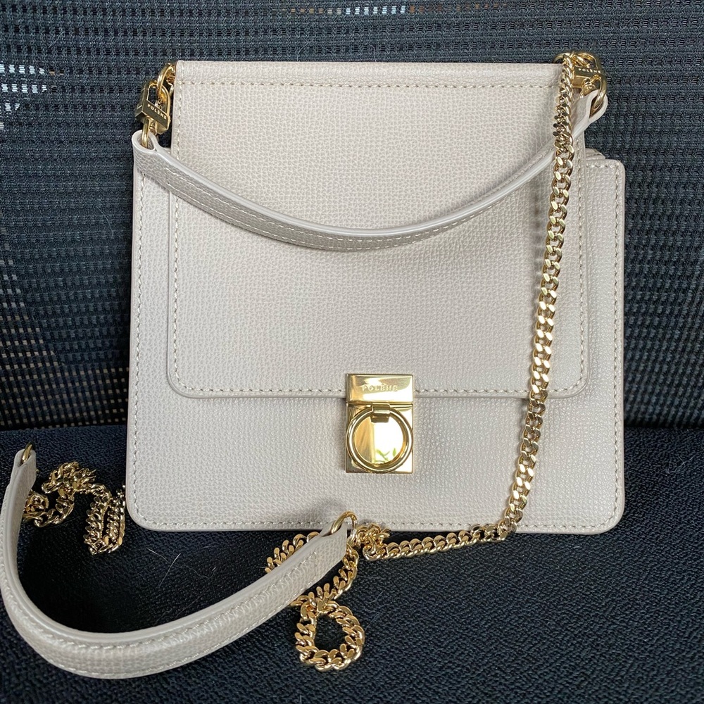 Polene Numero Sept Mini in Textured Taupe